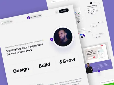 Personal Web Portfolio - Live Website animation application clean creative protfolio designer portfolio homepage landing page live website minimal personal website portfolio portfolio site portfolio website web design website