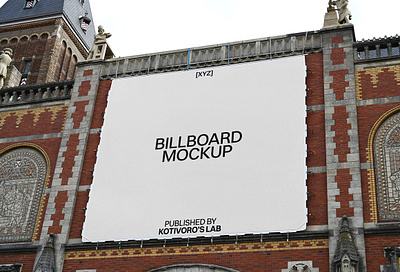 Billboard Mockup 05 billboard mockup branding mockup mockup photoshop poster mockup print template template mockup