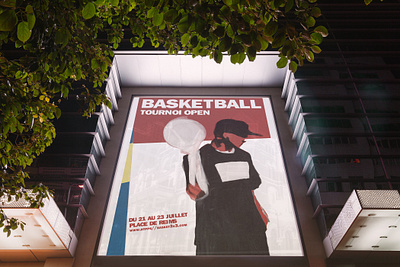 Love basketball graphic design