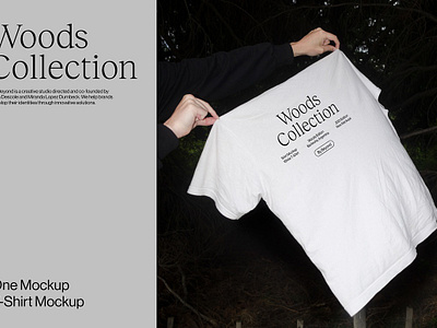 Woods Collection T-Shirt Mockup 1 forest mockups graphic design leaves poster nature mockups nature poster mockup psd poster mockup templates woods poster