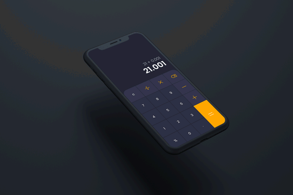 Calculator UI app branding design fig graphic design ui ux