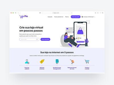 LojaPro ecommerce loja ui web