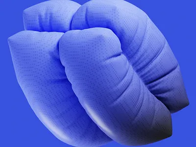 Purple Bag 3d b3d blender design graphic design illustration inflate visual design