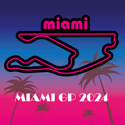 MiamiGP2024 80s formula 1 formula one logo miami miami grand prix retro retro logo vintage