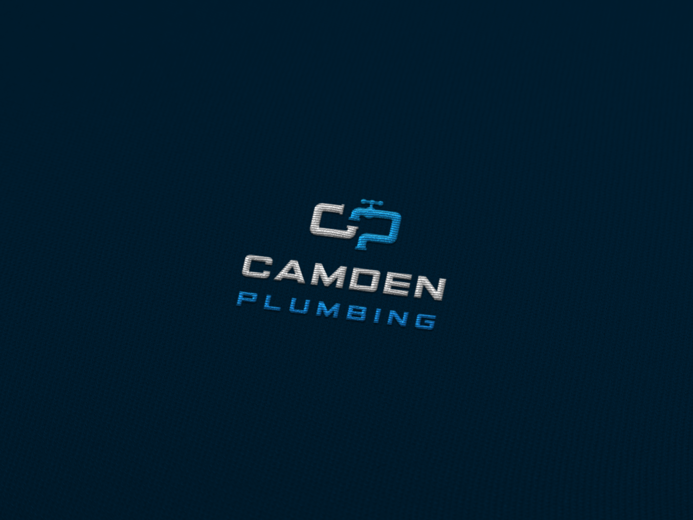 Camden Plumbing Logo Design branding hvac hvac logo initial logo logo minimalist logo modern logo monogram logo pipe pipe logo plumbing plumbing logo simple logo