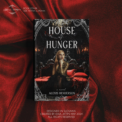 Book cover redesign - House of Hunger book cover graphic design redesign