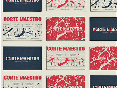 Corte Maestro branding business cards butcher butcher shop carniceria design graphic design logo logotype packaging vector