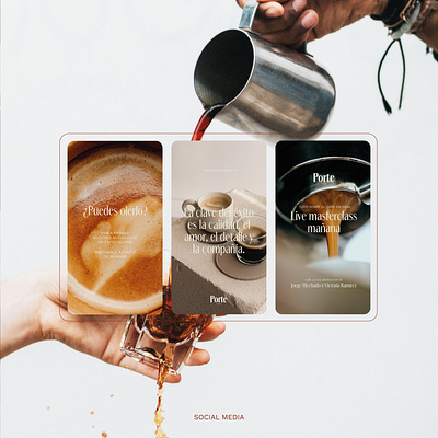 Porte Coffee brand identity branding coffee coffee brand coffee shop design freelancer graphic design logo logotype