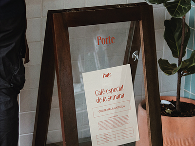 Porte brand identity branding coffee coffee brand coffee shop design freelancer graphic design logo logotype