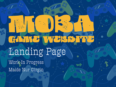 Moba Game Landing Page figma game game design landing page moba ui ui design ux design website
