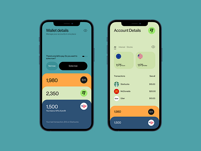 Wallet Concept concept design financial ideation mobile money product design ui wallet
