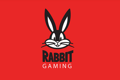 Rabbit logo 3d animation branding cute ears gaming graphic design logo logotype motion graphics nose rabbit type ui