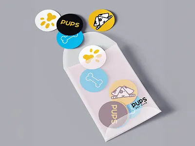 Stickers Designs for Pet Store brand identity branding creative design design graphic design illustration marketing collateral design sticker design vector