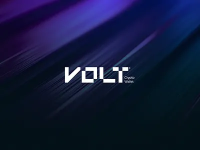 Volt - Crypto Wallet brand branding crypto design typography
