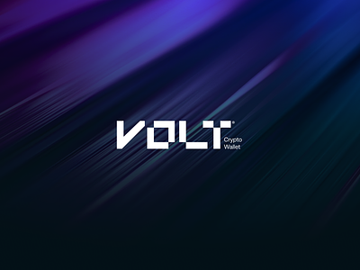 Volt - Crypto Wallet brand branding crypto design typography