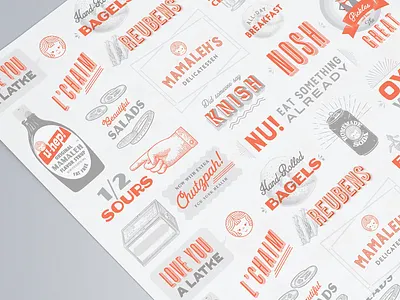 Mamaleh's Delicatessen Restaurant boston branding logo restaurant website