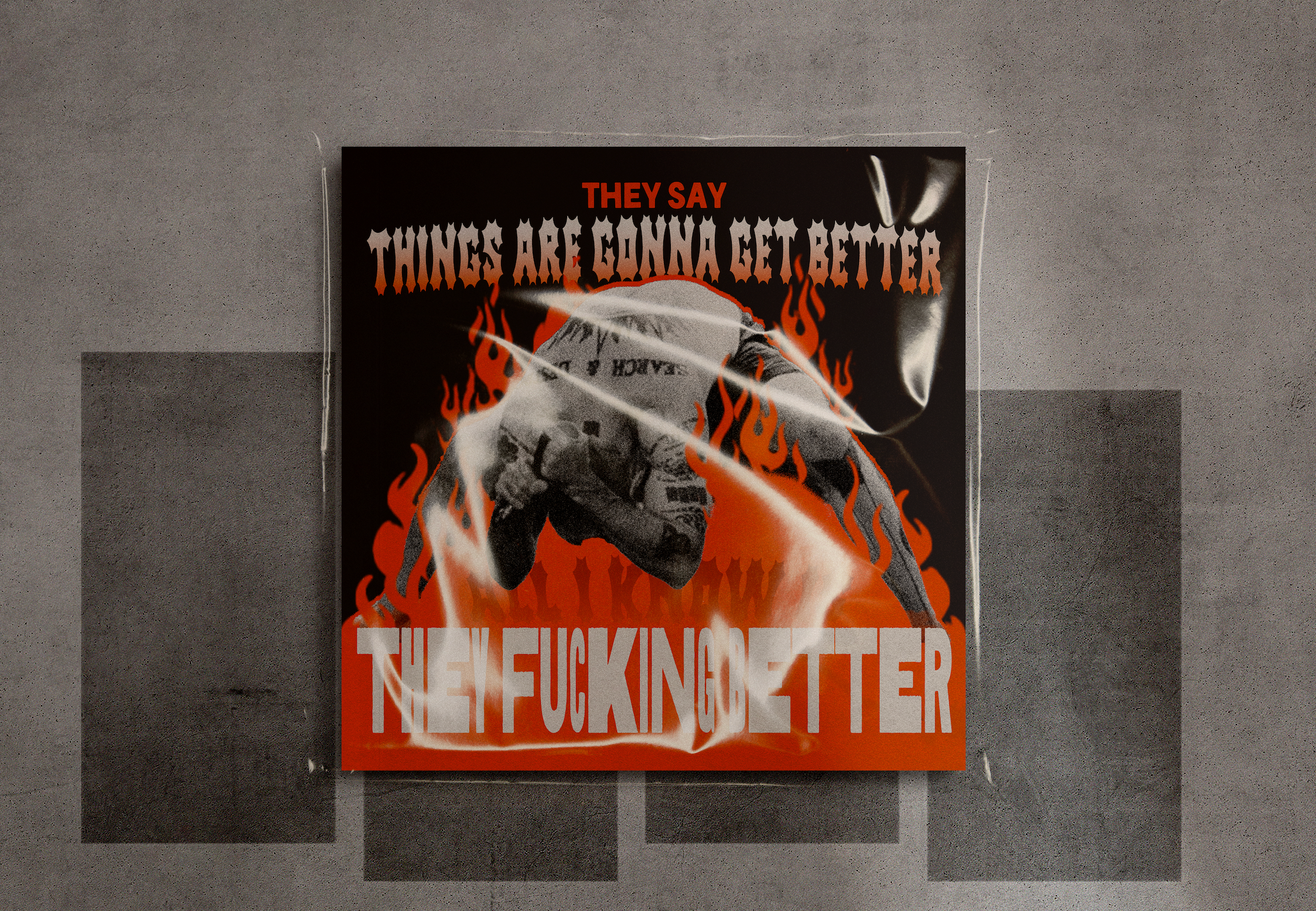 Example of Black Flag Mockup