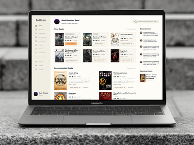 BookRealm - concept website book book website dashboard dashboard design design ui ui design website design