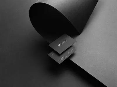 BEloved - Business Cards branding business card flat graphic design logo logo design minimal stationery stationery design