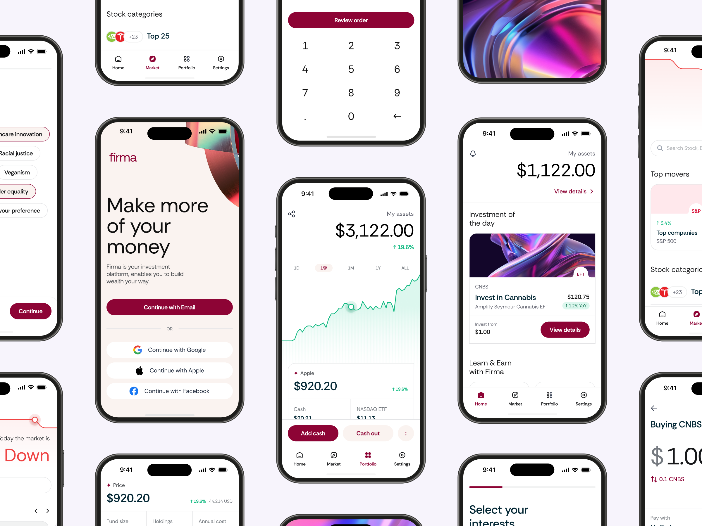 Example of Firma | Finance App Case Study