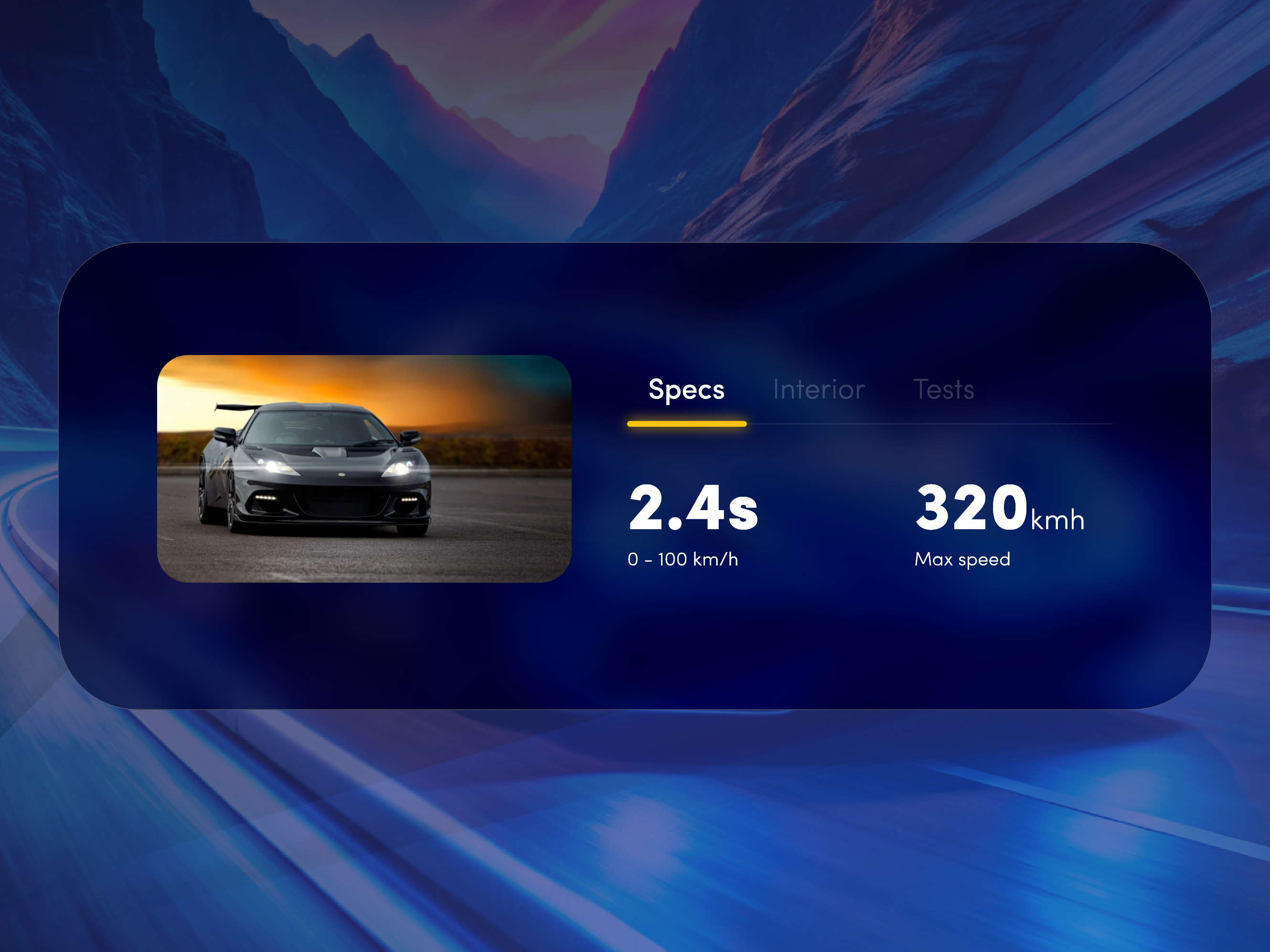 Hypercar landing page cover cover dailyui dailyuichallenge hypercar landing landing page sports car super car ui ux