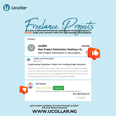 Ucollar Flyer design graphic design