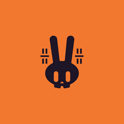 Rabbit Skull branding illustration logo rabbit skull