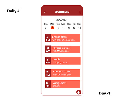 #Day071-Scheduling #DailyUI Design 3d animation branding graphic design logo motion graphics ui