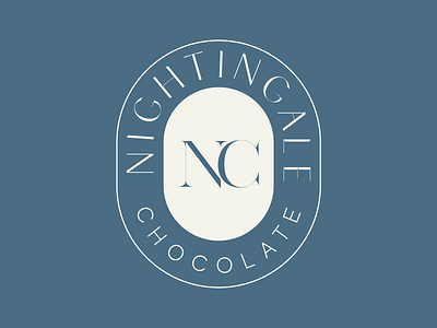Nightingale Artisan Chocolate Initial Badge handmade