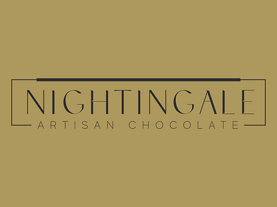 Nightingale Artisan Chocolate Wordmark handmade wordmark