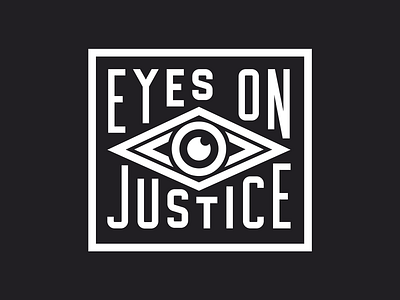 Eyes On Justice Unused Alt branding design graphic design identity illustration justice logo mark protest social watch