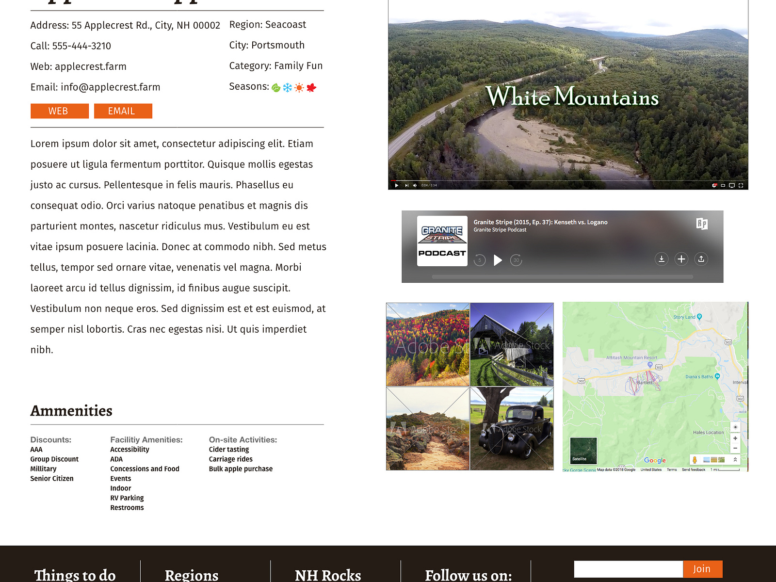 NH Rocks by Andrew Hahn on Dribbble
