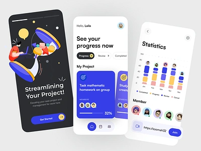 Task Management App #Exploration app app design apps management mobile planner product productivity saas task task management task manager task manager app team manager to do ui design uiux