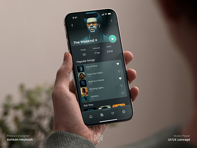 Music Player App (Personalized Music Experience) casestudy customization minimalisticdesign mobileappdesign musicplayerapp navigationdesign personalization productdesign ui uiuxdesign userexperience ux visualappeal