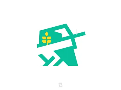 The Potiny Farmer adobe photoshop agriculture brand branding company design farmer farming graphic design icon logo man minimalist modern nature people typography vector