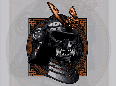 The Kabuto ancienthelmet helmet protector samurai warrior