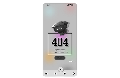 404 Page Design Error -Daily UI - Challenge #008 error figma graphic design ui ux