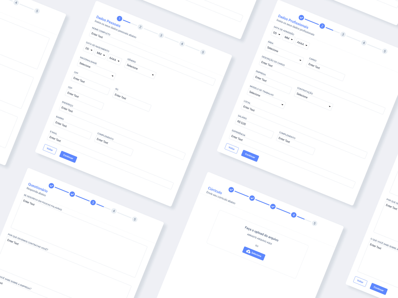 Wizard Form by Caroline Bertazo on Dribbble