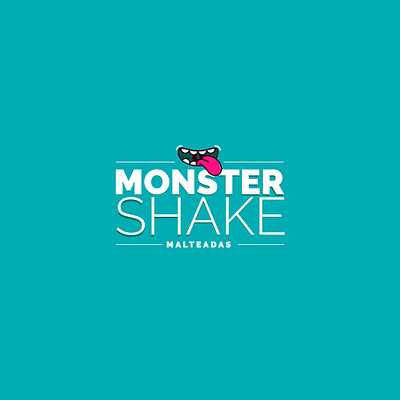 Monster Shake - Logo branding design graphic logo