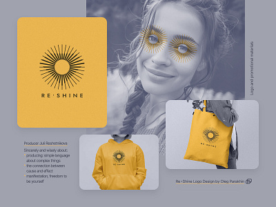 Logo Re•Shine / Juli Reshetnikova Personal Project branding graphic design logo