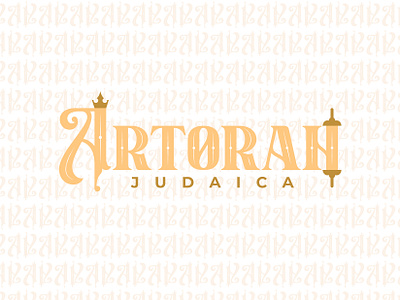 Artorah Judaica branding graphic design logo