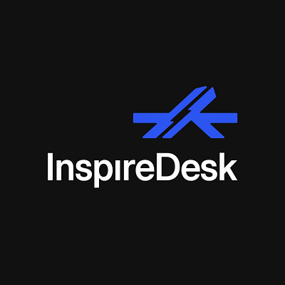 INSPIRE DESK | LOGO DESIGN & BRAND IDENTITY brand identity branding design desk desk logo graphic design logo logos logotype logotypo technology technology logo typography