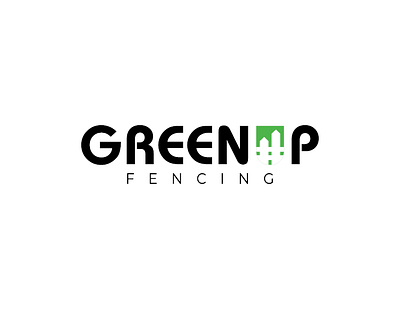 Greenup Fencing branding graphic design logo