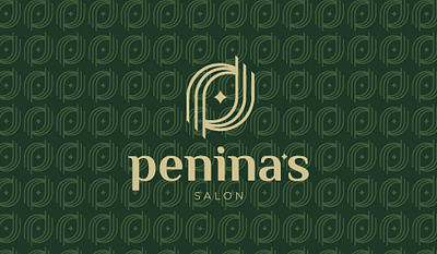 Penina's Salon branding graphic design logo