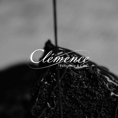 CLEMENCE / CAFE LOGO branding cafe dessert logo typography