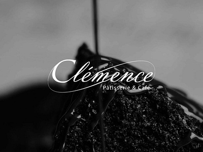 CLEMENCE / CAFE LOGO branding cafe dessert logo typography