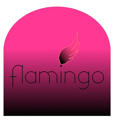 logo flamingo design flamingo graphic design logo pink vector ink