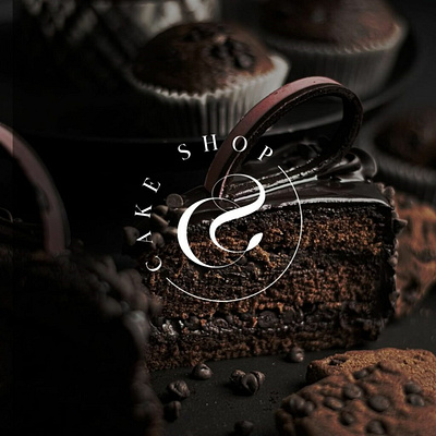 CAKE SHOP / CAFE LOGO cafe cake dessrt logo symbol