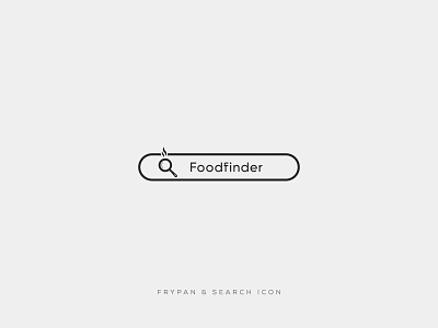 Foodfinder | Restaurant | Food | Minimal Food Logo Design 2024 99designs logo abcdefghijklmnopqrstuvwxyz bakery brand identity branding creative logo delicious fast food food logo frypan inspiration kitchen logo logo design logo designer logotype minimal noodles restaurant search bar