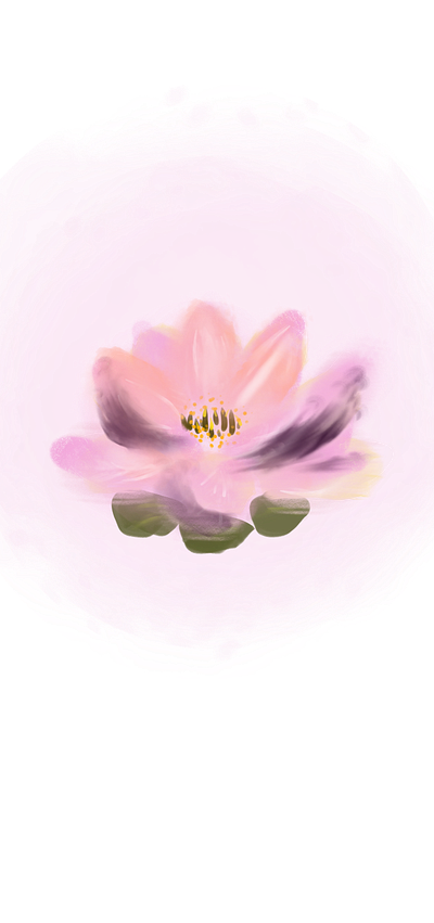 water lily flower graphic design illustration lily painting sketchbook water lily